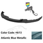 K2 Industries BMW F30 3 Series M Sport front bumper lip chin spoiler, black finish, enhances sporty appearance and aerodynamics.