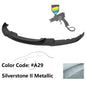 K2 Industries BMW F30 3 Series M Sport front bumper lip chin spoiler in black, designed for 2012-2018 BMW F30 models.