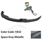 K2 Industries BMW F30 3 Series M Sport front bumper lip spoiler, black, enhances sporty appearance on the 2012-2018 model.