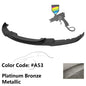 K2 Industries BMW F30 3 Series M Sport front bumper lip chin spoiler, black, designed for 2012-2018 model with sporty styling.