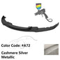 K2 Industries BMW F30 3 Series M Sport front bumper lip spoiler, black finish, designed for 2012-2018 models, enhances sporty look.