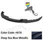 BMW F30 3 Series M Sport front bumper lip spoiler by K2 Industries, showcasing sleek design and aerodynamic enhancement.