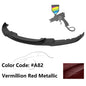 K2 Industries BMW F30 3 Series M Sport front bumper lip spoiler for 2012-2018 model, black matte finish, aerodynamic design.