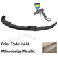 K2 Industries BMW F30 3 Series M Sport front bumper lip spoiler, black, designed for 2012-2018 models with sporty appearance.