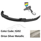 K2 Industries BMW F30 3 Series M Sport front bumper lip spoiler, black finish, enhancing sporty look and aerodynamics.