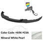 BMW F30 3 Series M Sport front bumper lip spoiler by K2 Industries, showcasing the sleek, aerodynamic chin spoiler design.
