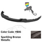BMW F30 3 Series M Sport front bumper lip spoiler by K2 Industries, showing sleek black chin spoiler attached to the bumper.