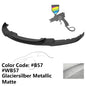 K2 Industries BMW F30 3 Series M Sport front bumper lip chin spoiler, aftermarket upgrade for 2012-2018 models, black finish