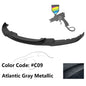 K2 Industries BMW F30 3 Series M Sport front bumper lip spoiler, black finish, enhances sporty appearance and aerodynamics.