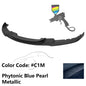 BMW F30 3 Series M Sport front bumper lip spoiler by K2 Industries, showcasing the sleek, aerodynamic design for 2012-2018 models.