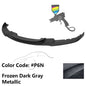 K2 Industries front bumper lip spoiler for BMW F30 3 Series M Sport, enhances sporty look with sleek design and aerodynamic style.