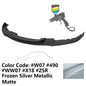 K2 Industries BMW F30 3 Series M Sport front bumper lip spoiler, black chin spoiler for 2012-2018 model, enhances sporty look.