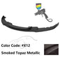 BMW F30 3 Series M Sport front bumper lip spoiler by K2 Industries, showing the sleek black chin spoiler on the vehicle.