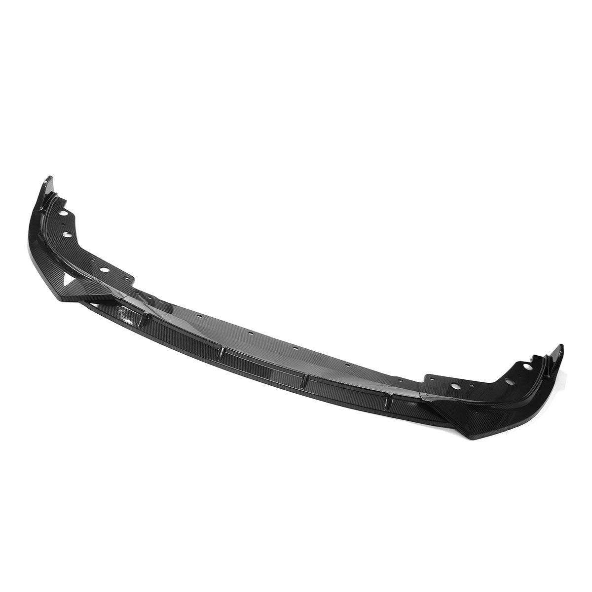 BMW G20 3-Series M340i front lip in black polypropylene by K2 Industries, designed for 2023-2025 model.