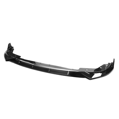 Black front lip spoiler for BMW G20 3-Series M340i by K2 Industries, made of durable PP material, designed for 2023-2025 models.