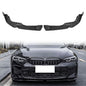 Black BMW G20 M340i front lip spoiler by K2 Industries, designed for M Sport M Performance models, 2023-2025.