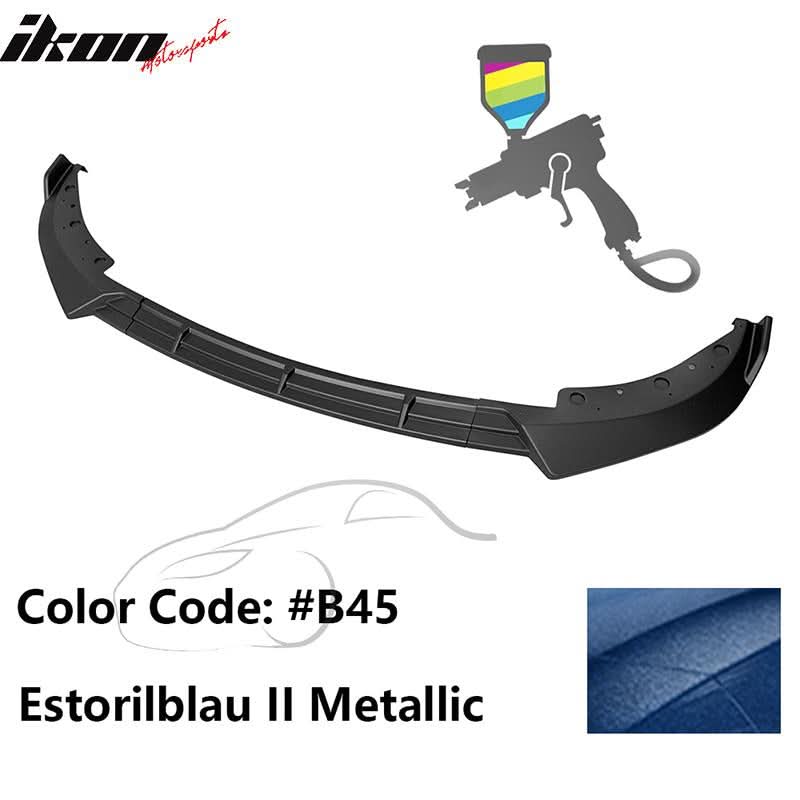 BMW G20 Sport Line 3-piece IKON Style front bumper lip spoiler by K2 Industries, made of durable PP.