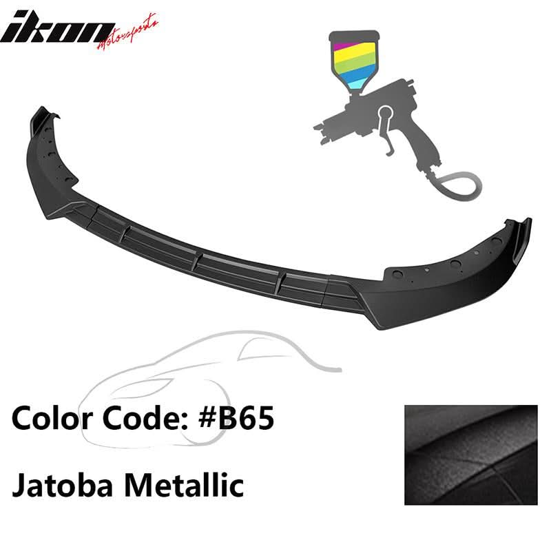 BMW G20 Sport Line 2019-2022 front bumper lip spoiler in IKON style by K2 Industries, made of durable PP material.