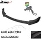 BMW G20 Sport Line 2019-2022 front bumper lip spoiler in IKON style by K2 Industries, made of durable PP material.