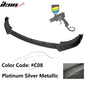 BMW G20 Sport Line 2019-2022 front bumper lip spoiler, K2 Industries IKON Style, made of durable PP material, with sleek design.