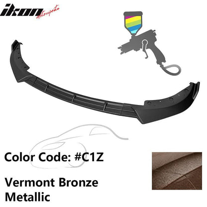 BMW G20 Sport Line 3-piece IKON style front bumper lip spoiler by K2 Industries, made of durable PP with a sleek design.
