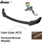 BMW G20 Sport Line 3-piece IKON style front bumper lip spoiler by K2 Industries, made of durable PP with a sleek design.