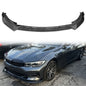 BMW G20 Sport Line 3-piece IKON style front bumper lip spoiler by K2 Industries on a black vehicle.