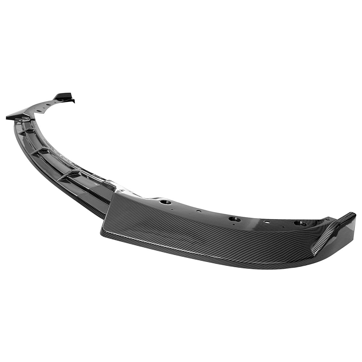 BMW G20 Sport Line 2019-2022 front bumper lip spoiler in IKON style by K2 Industries, made of durable PP material.