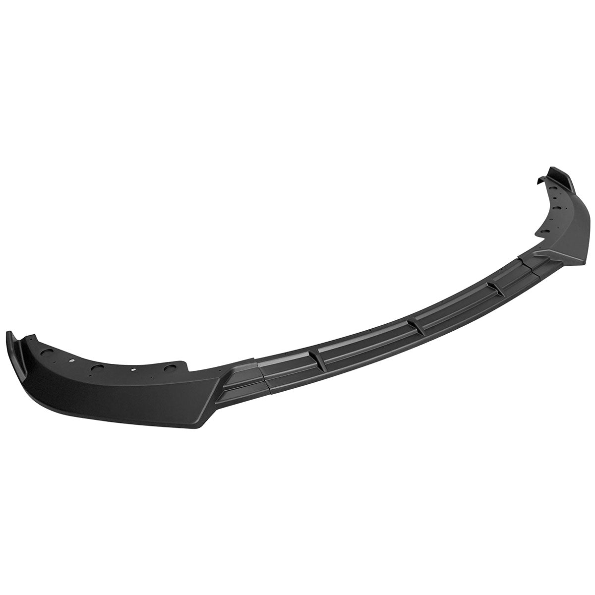 BMW G20 Sport Line front bumper lip spoiler in black, K2 Industries IKON style, made of durable PP material.