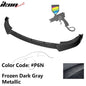 BMW G20 Sport Line 2019-2022 front bumper lip spoiler in IKON style by K2 Industries, made of durable PP material.