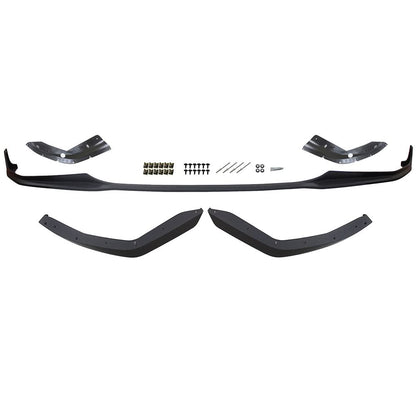 BMW G20 M Sport front bumper lip spoiler set by K2 Industries, featuring five pieces for 2019-2022 models.