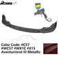 BMW G20 330i M Sport M340i front bumper lip spoiler in black, made of PP, designed for 2019-2022 models by K2 Industries.