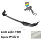 K2 Industries BMW G20 3 Series M-Tech M Sport front bumper lip spoilers, set of 5, in black with aerodynamic design