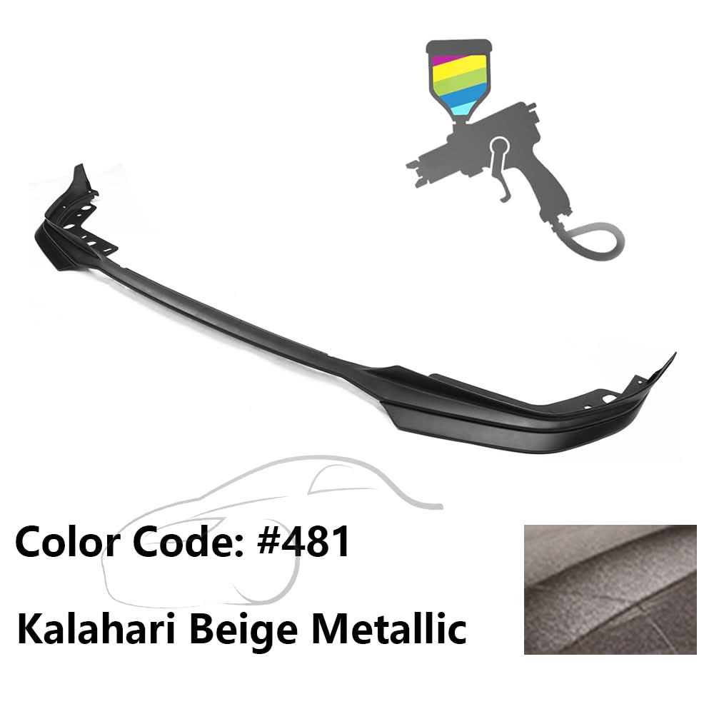 K2 Industries BMW G20 3 Series M-Tech M Sport front bumper lip spoilers, 5-piece set, black with aerodynamic design
