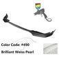 BMW G20 3 Series M-Tech M Sport front bumper lip spoilers by K2 Industries, five-piece set in black with aerodynamic design.