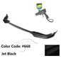 BMW G20 3 Series M-Tech M Sport front bumper lip spoilers set by K2 Industries, showing five sleek black spoiler pieces.