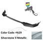 K2 Industries BMW G20 3 Series M-Tech M Sport front bumper lip spoilers, 5-piece set, black finish, detailed car enhancement accessories.