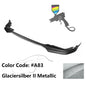 K2 Industries BMW G20 3 Series M-Tech M Sport front bumper lip spoiler set in black with five pieces, mounted on a car.