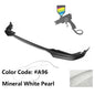 K2 Industries BMW G20 3 Series M-Tech M Sport front bumper lip spoiler set, black with five pieces, for 2019-2022 models.