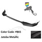 K2 Industries M-Tech M Sport front bumper lip spoiler for BMW G20 3 Series 2019-2022, five-piece black plastic kit.