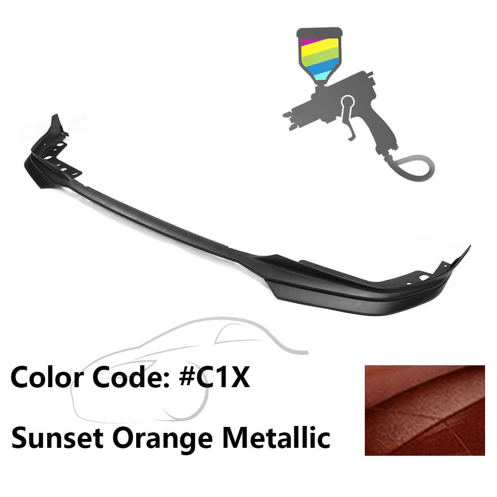 K2 Industries BMW G20 3 Series M-Tech M Sport front bumper lip spoilers, 5-piece set, black with textured finish.