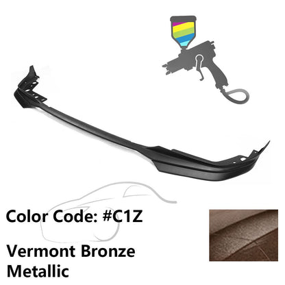 K2 Industries BMW G20 3 Series M-Tech M Sport front bumper lip spoiler set in black with five pieces.
