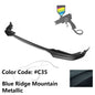 K2 Industries BMW G20 3 Series M Sport front bumper lip spoilers, 5-piece set in black, for 2019-2022 model.