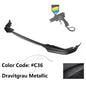 K2 Industries BMW G20 3 Series M-Tech M Sport front bumper lip spoilers in black, set of 5 for 2019-2022 models.