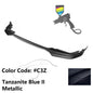 BMW G20 3 Series M-Tech M Sport front bumper lip spoiler set by K2 Industries, 2019-2022 model, black with aerodynamic design