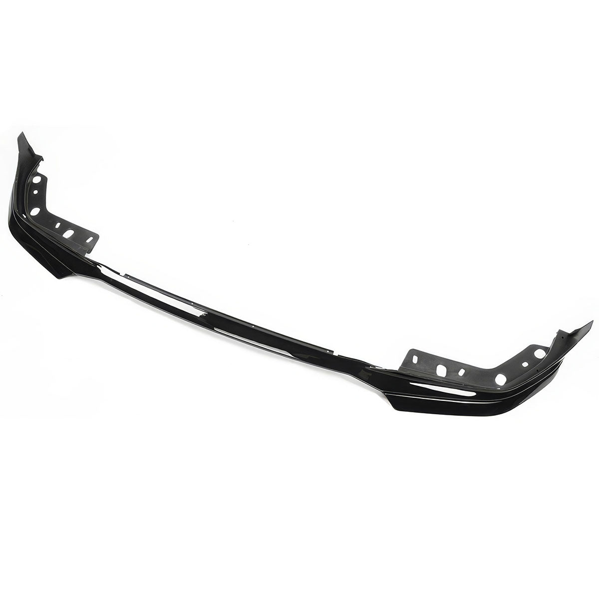 K2 Industries BMW G20 3 Series M-Tech M Sport front bumper lip spoilers in black, set of 5 for 2019-2022 models.
