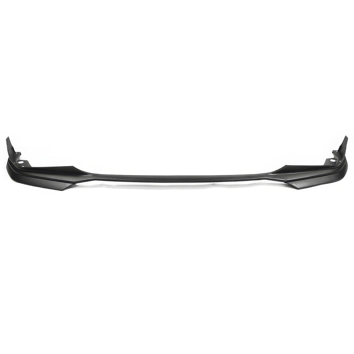 K2 Industries BMW G20 3 Series M-Tech M Sport front bumper lip spoilers, 5-piece set, black gloss finish on a car.