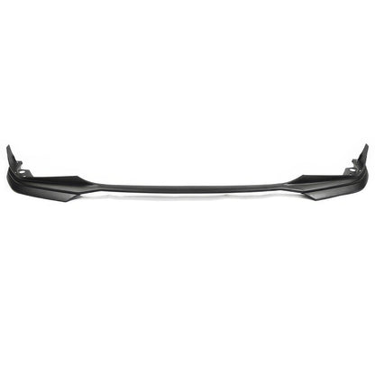 K2 Industries BMW G20 3 Series M-Tech M Sport front bumper lip spoilers, 5-piece set, black gloss finish on a car.
