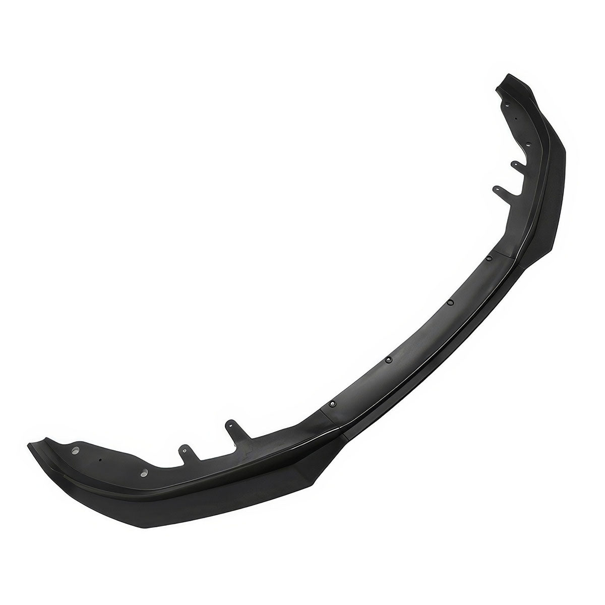 BMW G22 G23 4-Series M440i front bumper lip in black, made of durable PP, by K2 Industries.