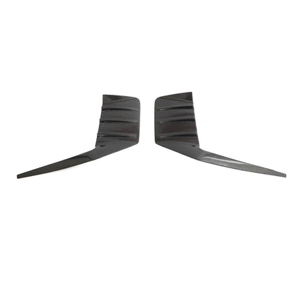BMW G87 M2 2023-2024 rear side fins diffuser by K2 Industries in M Performance style, featuring sleek carbon fiber design.